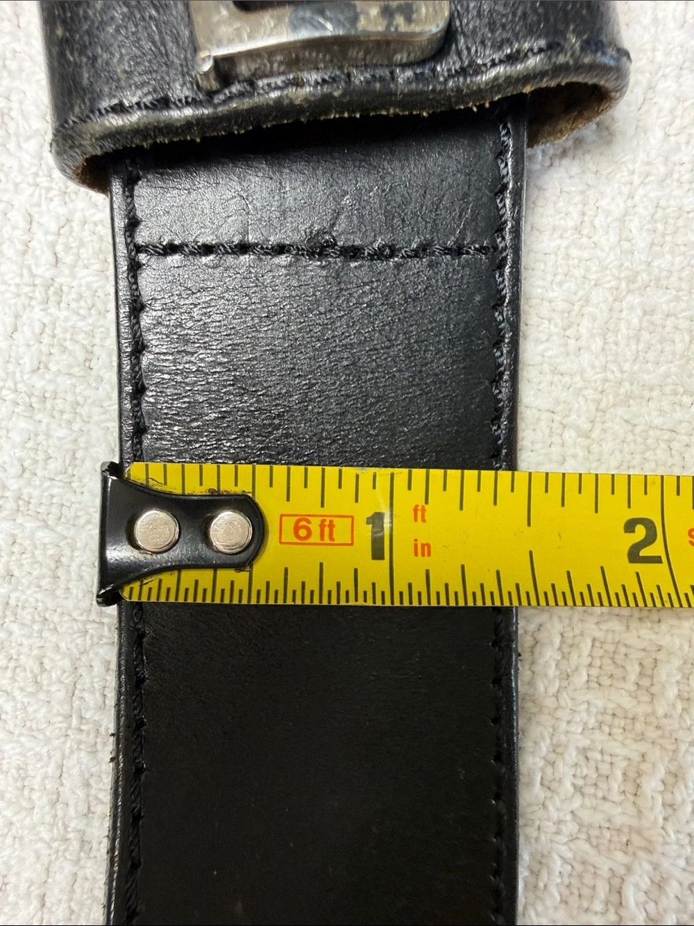 Harley Davidson Black leather belt size 40